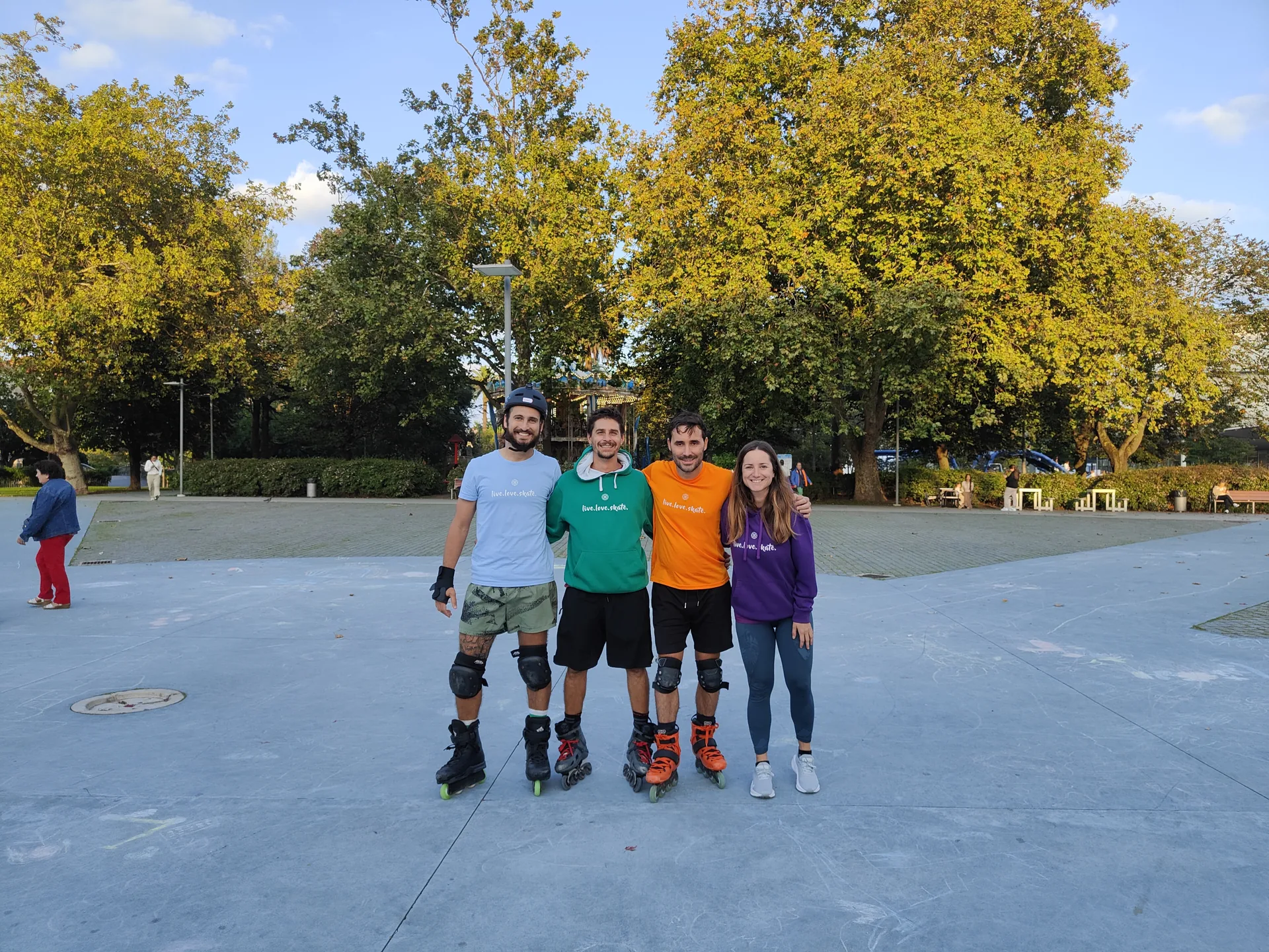 Parque de las Llamas Santander, lugar del curso de patinaje en línea